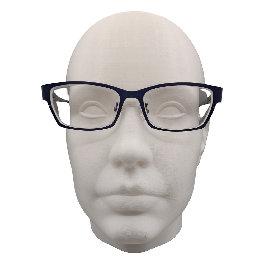 Bevel 8630 Be Evil DBDG Navy Blue Eyeglasses 53-16 Made in Japan